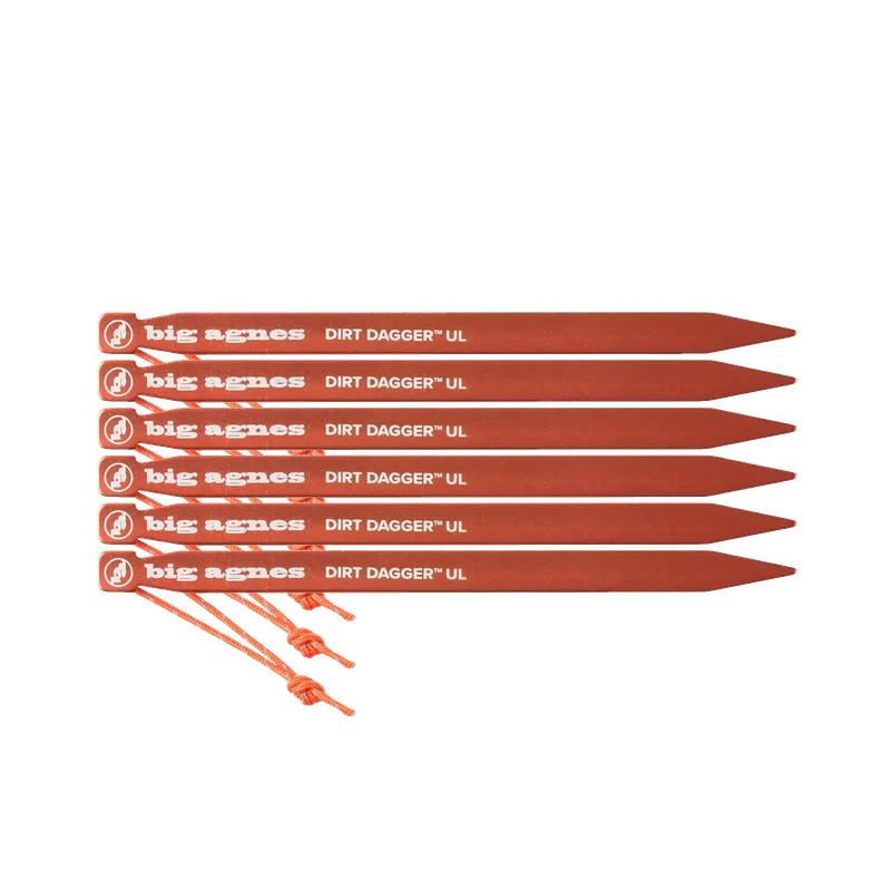 Big Agnes Dirt Dagger UL Tent Stakes – Pack of 6