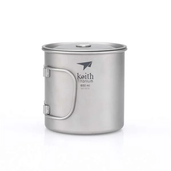 Keith Titanium Mug 650 ml with Lid