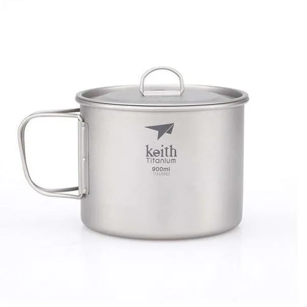 Keith Titanium Mug 900 ml with Lid