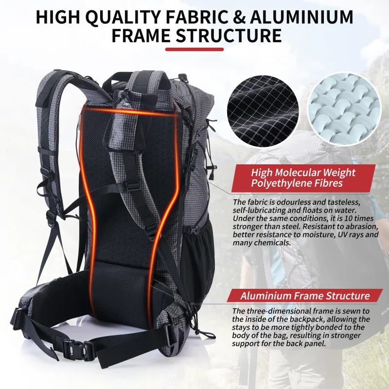 Naturehike 60L+5L Mountain Bag