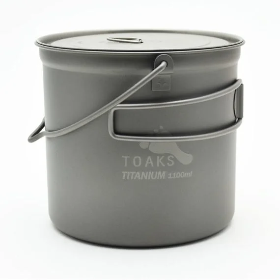 Toaks Titanium Pot 1100ml Bail Handle