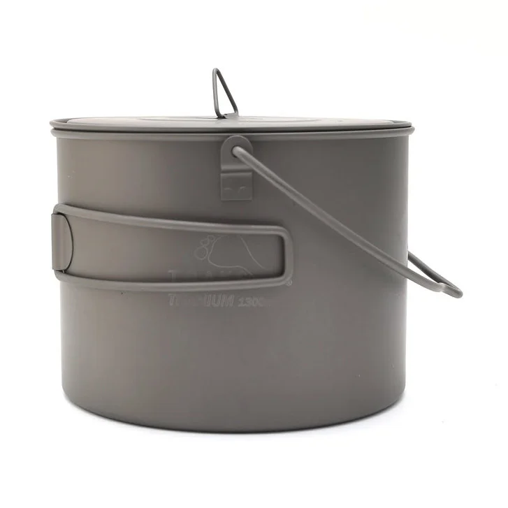 Toaks Ultralight Titanium Pot 1300 ml Bail Handle