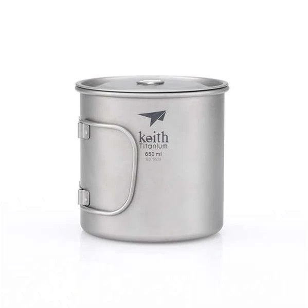 Keith Titanium Mug 650 ml with Lid