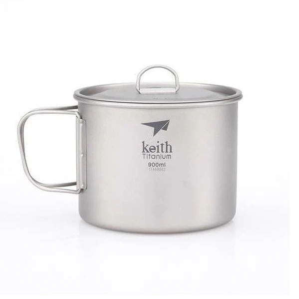 Keith Titanium Mug 900 ml with Lid