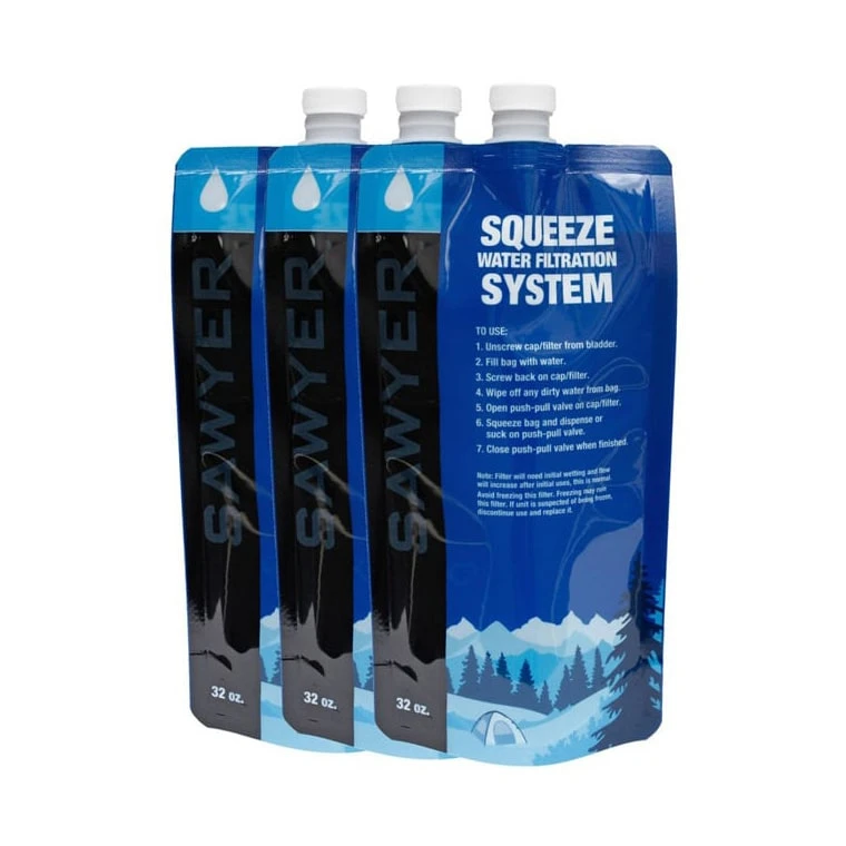 Sawyer Foldable Bottle 1L (3-Pack)