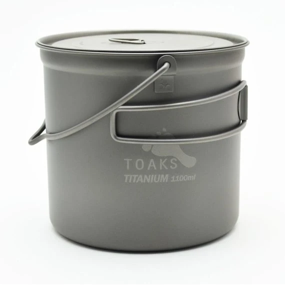 Toaks Titanium Pot 1100ml Bail Handle