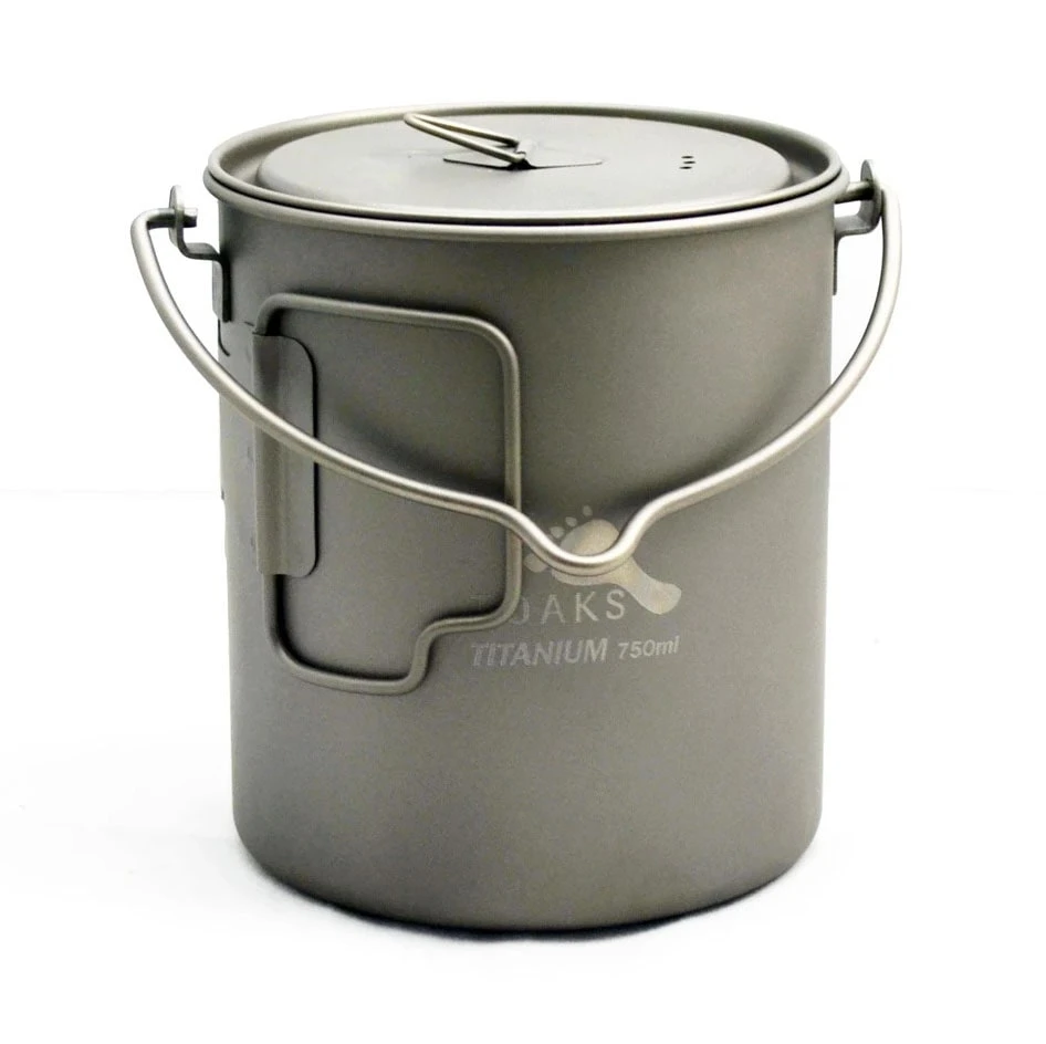 Toaks Titanium Pot 750ml Bail Handle
