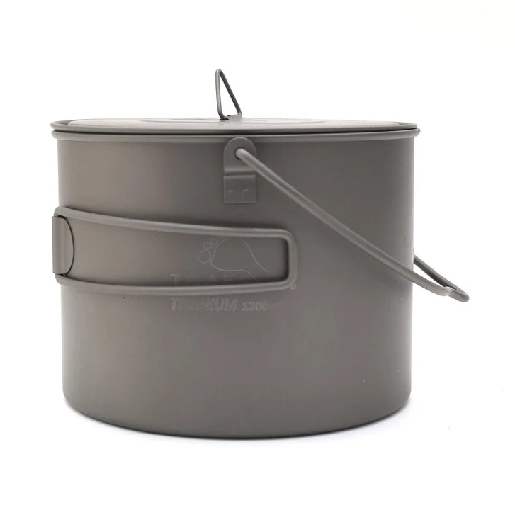 Toaks Ultralight Titanium Pot 1300 ml Bail Handle